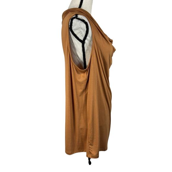 Torrid SZ 2 (2X-Large) Top Sleeveless Draped Neck Stretch Lightweight Pullover - Picture 3 of 8